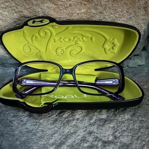 KOALI Eyeglasses Frame Morel France Purple 6966K NP030 53-116-135 Excellent